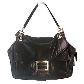 Roger Vivier Metro Preto Dourado