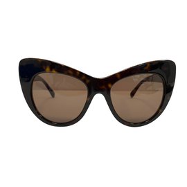 Stella Mc Cartney-Óculos de sol de olho de gato-Marrom