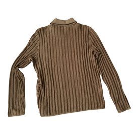 Hermès-Sweaters-Brown