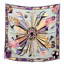 Emilio Pucci Seiden Schals Mehrfarben