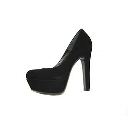 Kurt Geiger Suede heels with platform Black