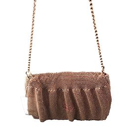 Sonia Rykiel Evening Clutch Metallic Bronze