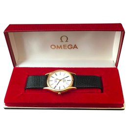 Omega-Beautiful city Omega watch-Black,Golden