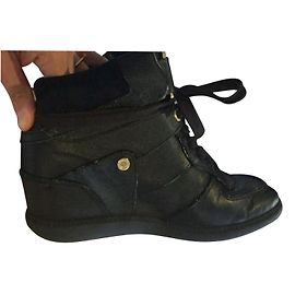 Michael Kors Wedge Sneaker Schwarz Schwarz