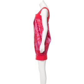 Diane Von Furstenberg-Payne sleevless dress-Pink,Fuschia
