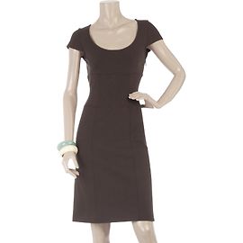 Robe tube Domino Diane Von Furstenberg chocolat Chocolat