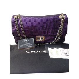 Chanel-Handbags-Purple