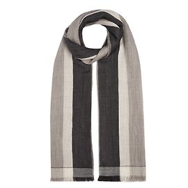 Weekend Max Mara STOLA MAX MARA IN LANA  ALPACA E SETA NUOVA Nero Grigio