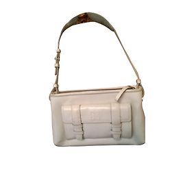 Pochette Givenchy en cuir blanc cassé Blanc cassé