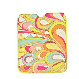 Emilio Pucci Funda de pvc impresa Multicolor