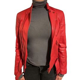 Saint Laurent Biker jackets Red