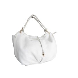 Céline-Celine  Oversized Luggage Shoppers Tote Bag-White
