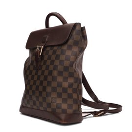 Louis Vuitton-Louis Vuitton mochila "Soho" modelo em bom estado!-Marrom