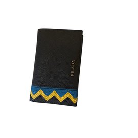 Prada-Prada card wallet-Blue