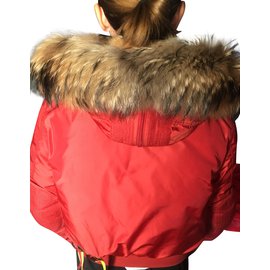 Parajumpers-Short jacket type aviator-Red