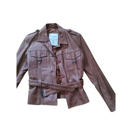 Oakwood-Biker jackets-Caramel