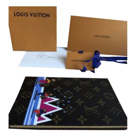 Louis Vuitton-Caderno Clemence-Marrom