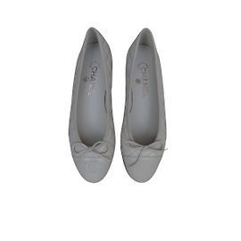Chanel Ballerines Écru