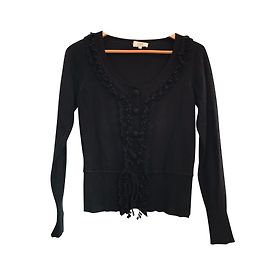 Maglione in cotone nero Gerard Darel Nero
