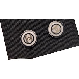 Chanel Classic Ohrringe Schwarz Schwarz