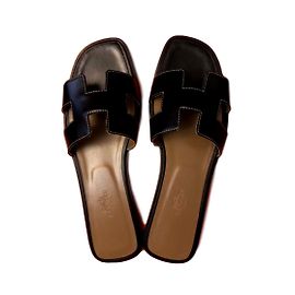 Hermès Sandálias Preto