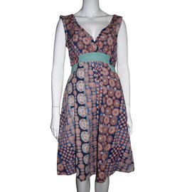 Vestido multicolor de algodón Marc Jacobs Multicolor