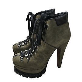 Alaïa Bottes Vert olive