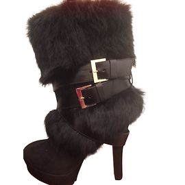 Elisabetta Franchi bottines chic Noir
