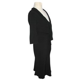 Joseph-Joseph dress with shawl collar-Black