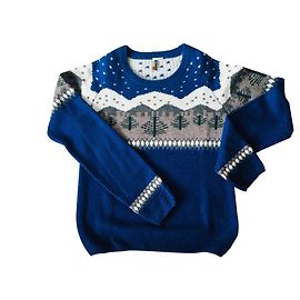 Autre Marque GUARDA il maglione da montagna Blu