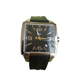 Tissot-Tissot swiss original rubber watch-Black
