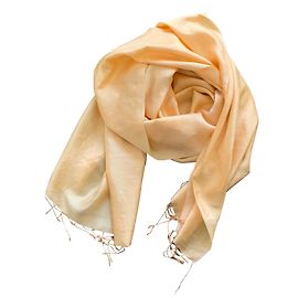 Autre Marque Rubato morbido oro seta selvaggia  180* 57 CM + frange D'oro