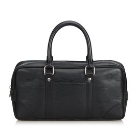 Louis Vuitton-Epi Vivienne Long MM-Black