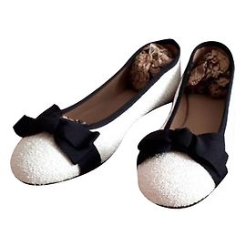 Hoss Intropia Ballerinas Weiß