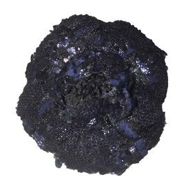 Chanel-Broche Chanel-Gris anthracite,Bleu Marine