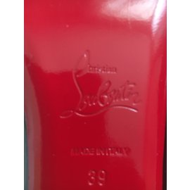 Christian Louboutin-Ballet flats-Dark red