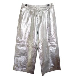 Mango calça, leggings Prata