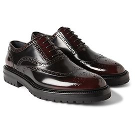 Burberry Prorsum brogues Black Dark red