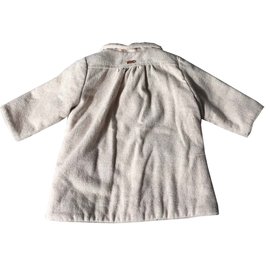 Baby Dior-Girl Coats outerwear-Beige