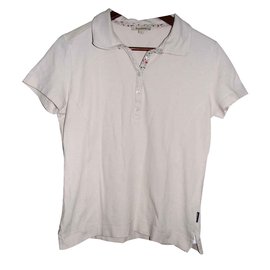 Polo Barbour in cotone rosa Rosa