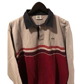 Polo da uomo a manica lunga Lacoste 5XXL Multicolore