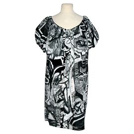 Alexander McQueen - vestido de seda McQ Multicolor Gris