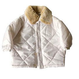 Baby Dior-Girl Coats outerwear-White