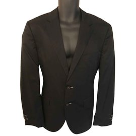 Hugo Boss-Blazers Jackets-Black