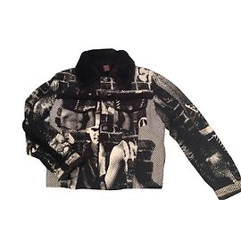 Jean Paul Gaultier VINTAGE JACKET Fight Racism Black