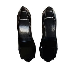 Escarpins Pierre Hardy en cuir vernis noir Taille 37 Noir