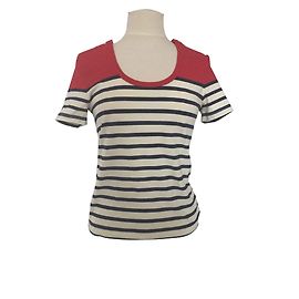Jean Paul Gaultier marinheiro Branco Vermelho Azul marinho
