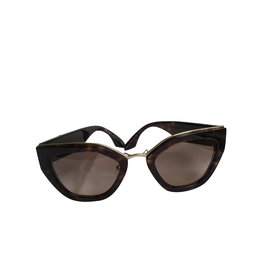 Prada Oculos escuros Castanho escuro