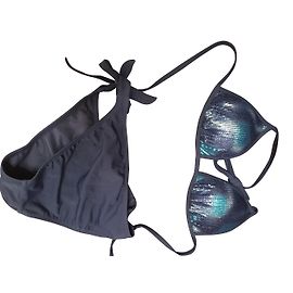Autre Marque Calzedonia Bikinioberteil Blau Blau