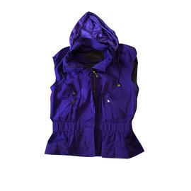 Louis Vuitton-Manteaux, Vêtements d'extérieur-Violet